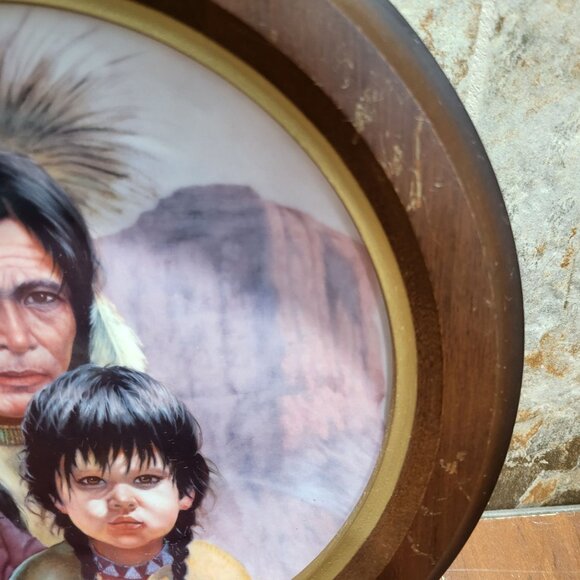 Vague Shadows The Cheyenne Nation Decorative Collector Plate by Perillo First Is - Picture 8 of 16